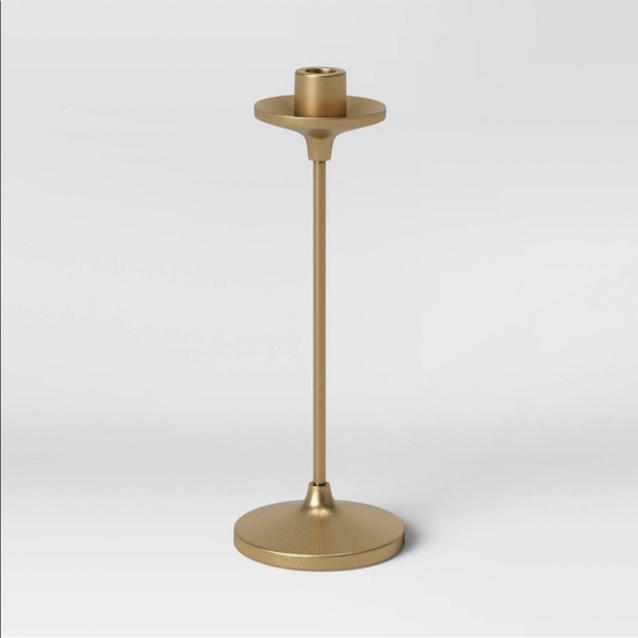 Threshold Accents 1 X 4 Set Of 3 Tapers Cast Aluminum Candle Holder